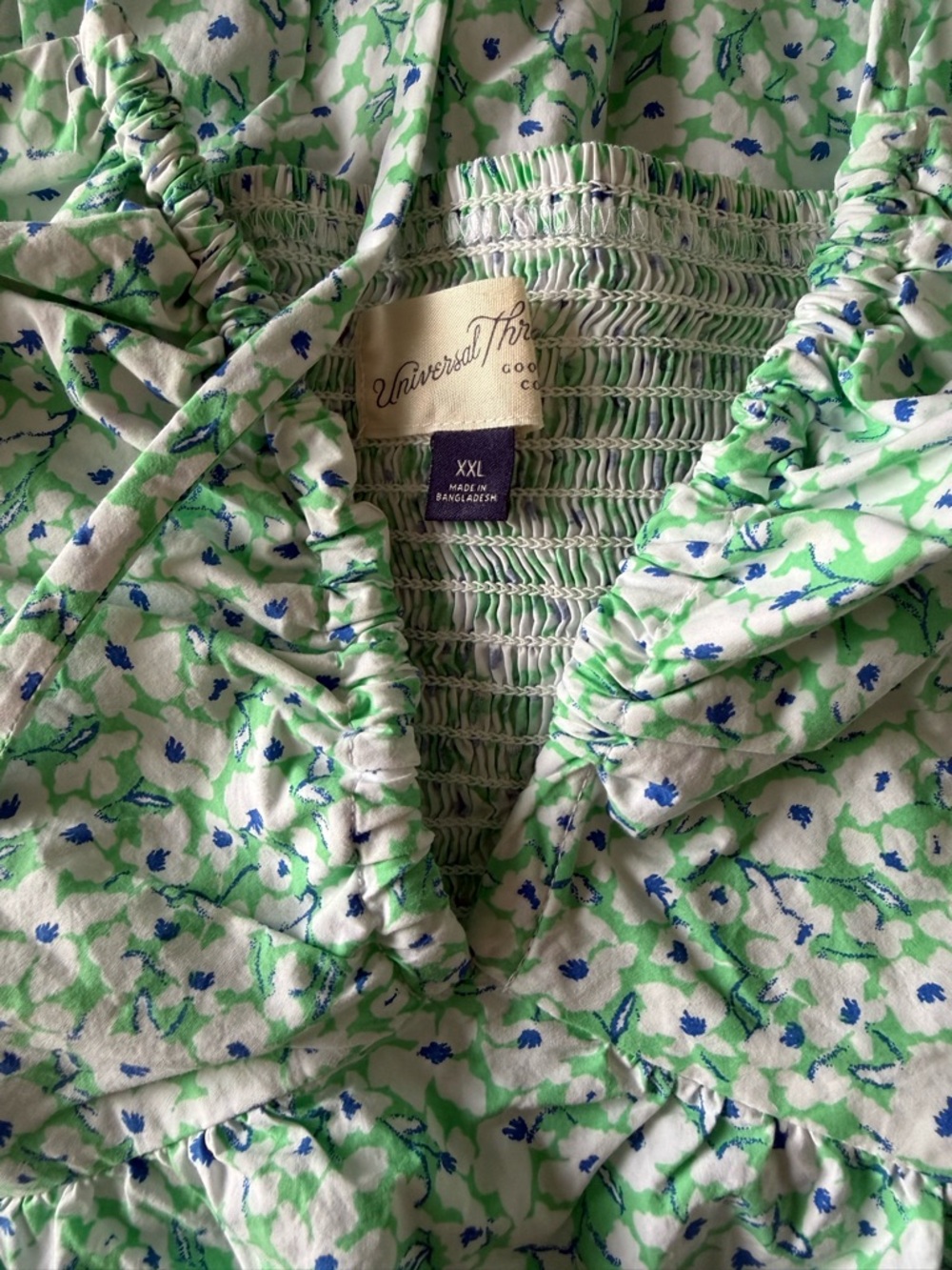 Universal Thread Green Floral Halter Maxi Dress XXL - Picture 4 of 5